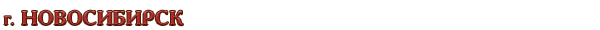 Россия / Новосибирская область / г. Новосибирск