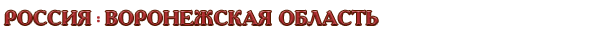 Россия / Воронежская область